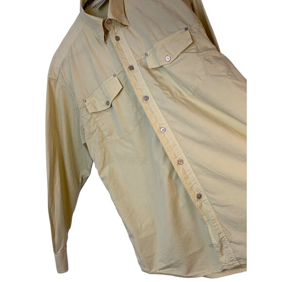 VTG 90s Versace Jeans Signature Mens Button-Up Cotton Shirt Size S Italy  RAA104 - Picture 1 of 9
